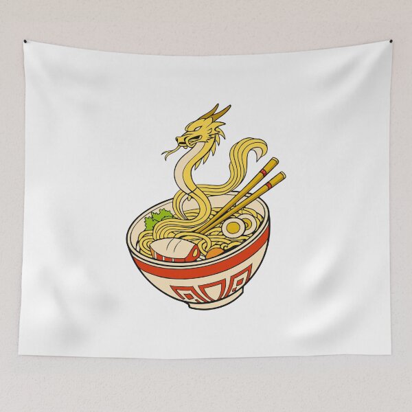 Item preview, Dragon Ramen Noodle Art designed and sold by Timegraf.
