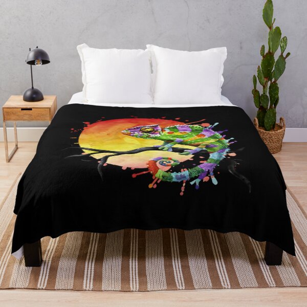 Item preview, Colorful chameleon designed and sold by Ann Miu Deluxe.