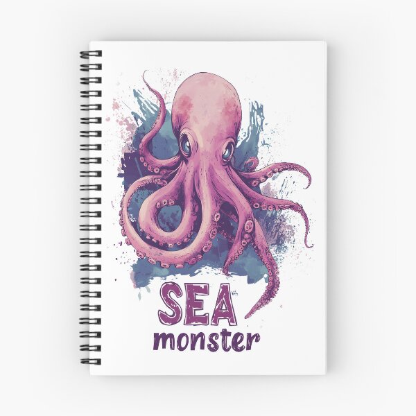 Item preview, Octopus Sea Monster designed and sold by AlchemyColor.