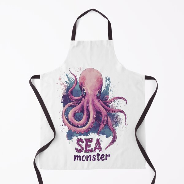 Item preview, Octopus Sea Monster designed and sold by AlchemyColor.