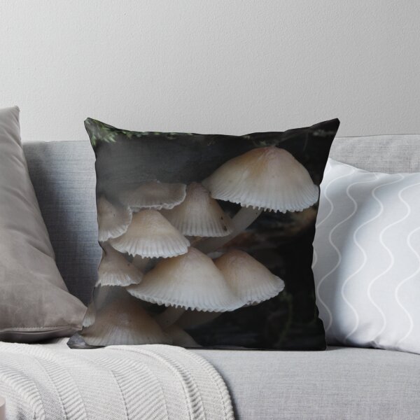 Item preview, Mycena Mushroom Cluster Under Log designed and sold by WolfNoodles.