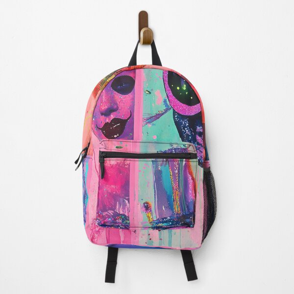 Item preview, Cosmic Mardi Gras Extravaganza - Alien Disco Street Art Digital Print designed and sold by AnnDesignStudio.