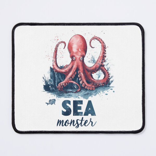 Item preview, Octopus Sea Monster designed and sold by AlchemyColor.