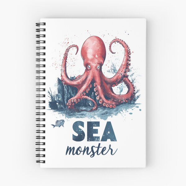 Item preview, Octopus Sea Monster designed and sold by AlchemyColor.