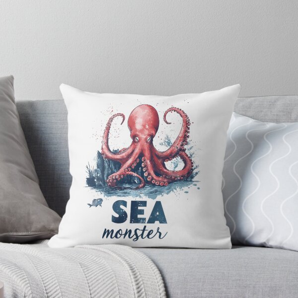 Item preview, Octopus Sea Monster designed and sold by AlchemyColor.