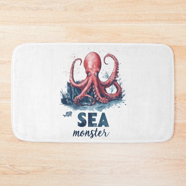 Item preview, Octopus Sea Monster designed and sold by AlchemyColor.