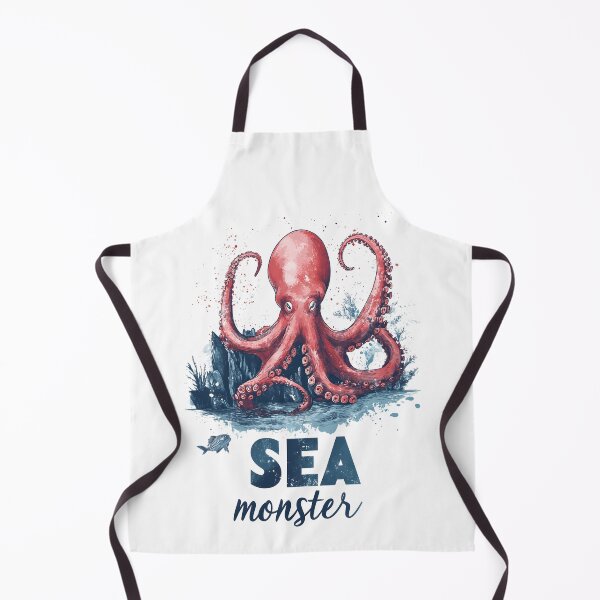 Item preview, Octopus Sea Monster designed and sold by AlchemyColor.