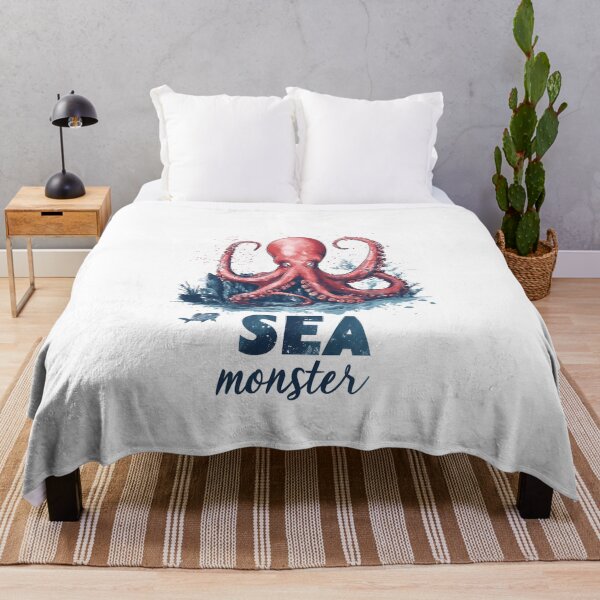 Item preview, Octopus Sea Monster designed and sold by AlchemyColor.