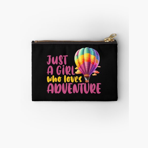 Item preview, Just A Girl Who Loves Adventure, Hot Air Balloon Ride | designed and sold by Lotta Luxxa Lifestyle.