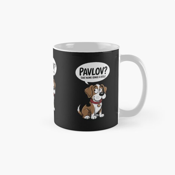 Item preview, Pavlov’s Dog, “That Name Rings a Bell,” Funny Science Pun, Gift for Psych & Dog Lovers designed and sold by Sir Meow Meow.