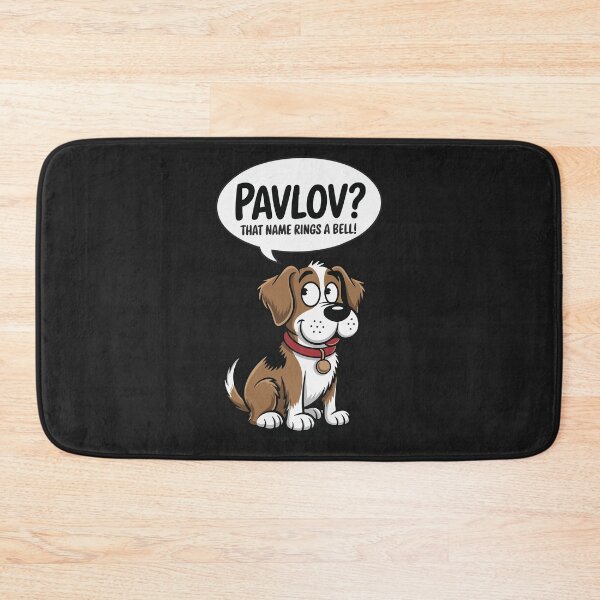 Item preview, Pavlov’s Dog, “That Name Rings a Bell,” Funny Science Pun, Gift for Psych & Dog Lovers designed and sold by Sir Meow Meow.