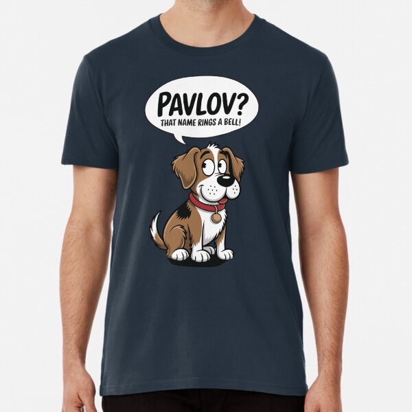 Item preview, Pavlov’s Dog, “That Name Rings a Bell,” Funny Science Pun, Gift for Psych & Dog Lovers designed and sold by Sir Meow Meow.