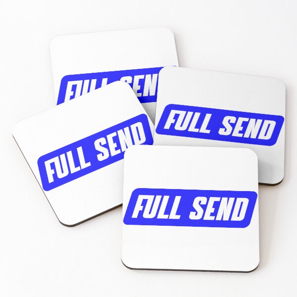 Item preview, Full Send Blue with White stroke designed and sold by NicolasBishop.