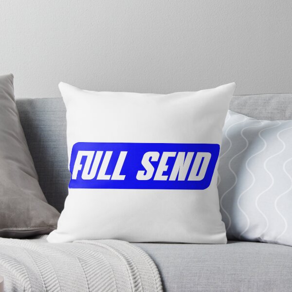 Item preview, Full Send Blue with White stroke designed and sold by NicolasBishop.