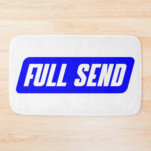 Item preview, Full Send Blue with White stroke designed and sold by NicolasBishop.