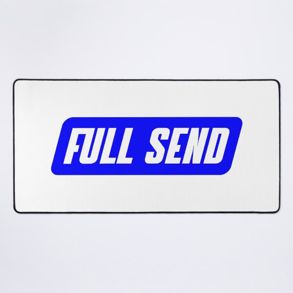 Item preview, Full Send Blue with White stroke designed and sold by NicolasBishop.