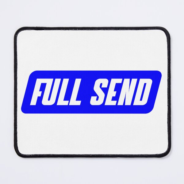 Item preview, Full Send Blue with White stroke designed and sold by NicolasBishop.