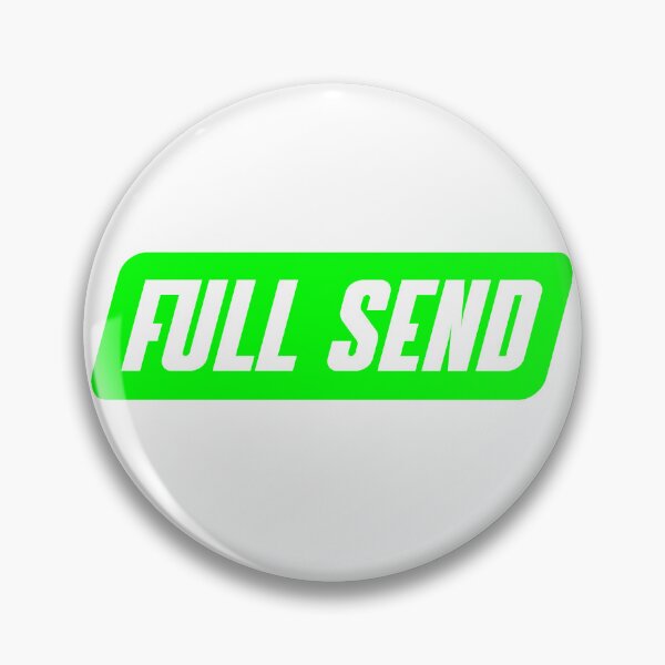 Item preview, Full Send Green with White stroke designed and sold by NicolasBishop.