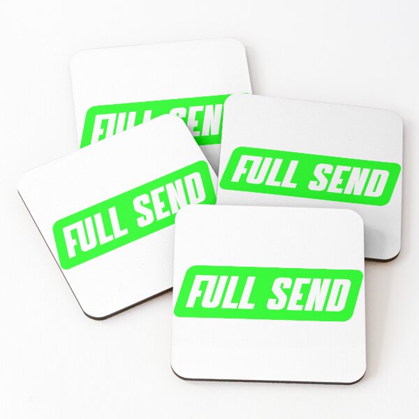 Item preview, Full Send Green with White stroke designed and sold by NicolasBishop.