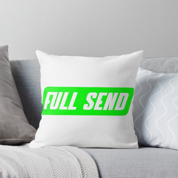 Item preview, Full Send Green with White stroke designed and sold by NicolasBishop.