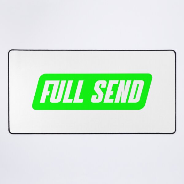 Item preview, Full Send Green with White stroke designed and sold by NicolasBishop.