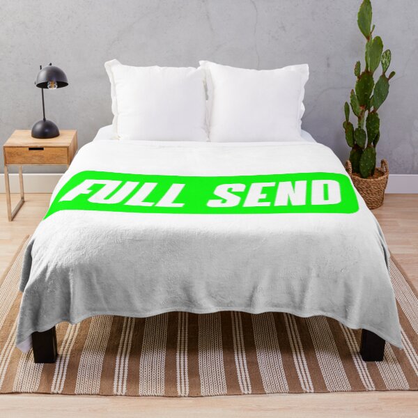 Item preview, Full Send Green with White stroke designed and sold by NicolasBishop.