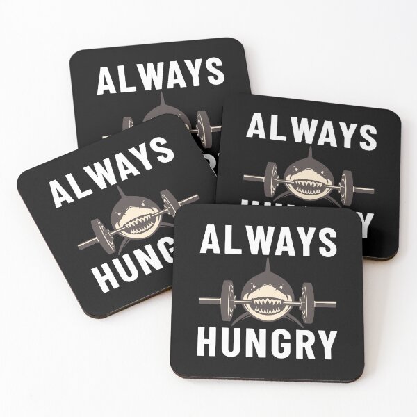 Item preview, Always hungry shark barbell designed and sold by MEMES-GER.