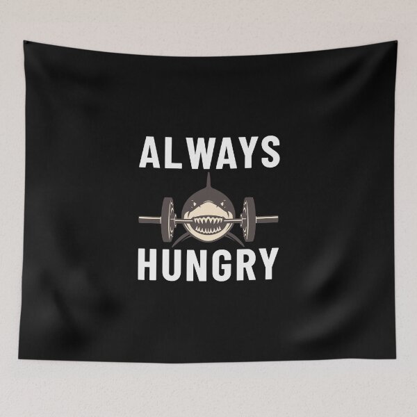 Item preview, Always hungry shark barbell designed and sold by MEMES-GER.