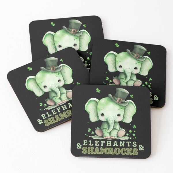 Item preview, Saint Patrick's Day Elephant designed and sold by I-wanna-T-shirt.
