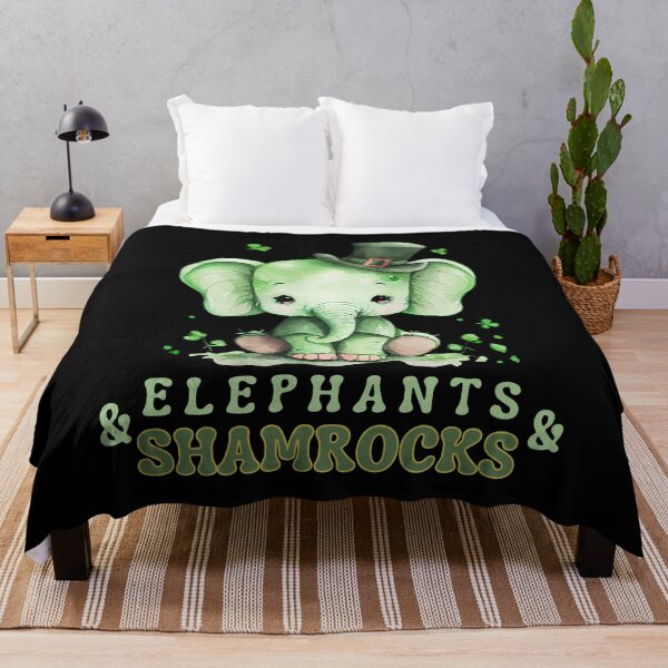 Item preview, Saint Patrick's Day Elephant designed and sold by I-wanna-T-shirt.