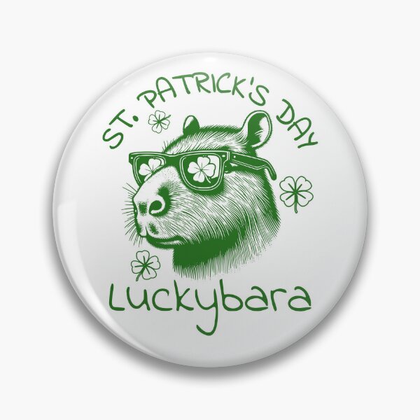 Item preview, ST. SPATRICK'S DAY - LUCKYBARA - CAPYBARA AND THE LUCKY CLOVERS designed and sold by justyna-s28.