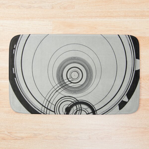 Item preview, Abstract black and white concentric designed and sold by TessAndre.