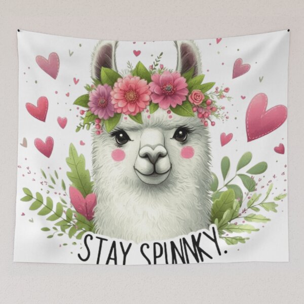 Item preview, Pink Alpaca - Stay Spunky designed and sold by Marshcherokee.