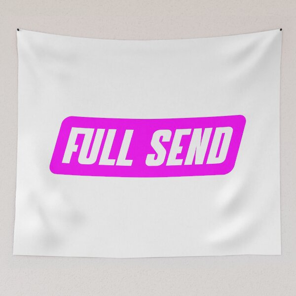 Item preview, Full Send Purple with White stroke designed and sold by NicolasBishop.