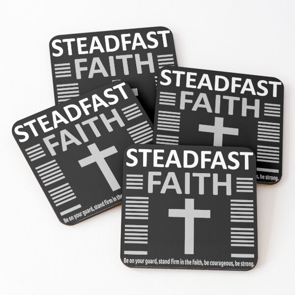 Item preview, Steadfast Faith-4 designed and sold by The Sticker Place.