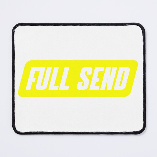 Item preview, Full Send Yellow with White stroke designed and sold by NicolasBishop.