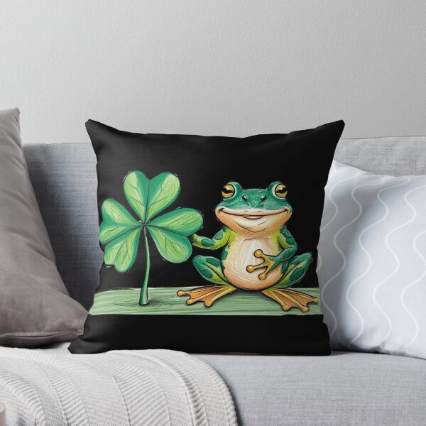 Item preview, Lucky Vibes Frog Irish Holiday designed and sold by Design_Your_Day.