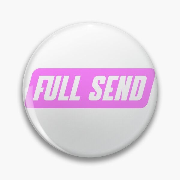 Item preview, Full Send Pink with White stroke designed and sold by NicolasBishop.
