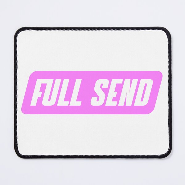 Item preview, Full Send Pink with White stroke designed and sold by NicolasBishop.