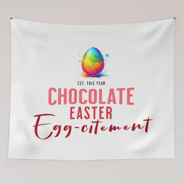 Item preview, Chocolate Easter Egg-citement, Unique designed and sold by villacreativa.