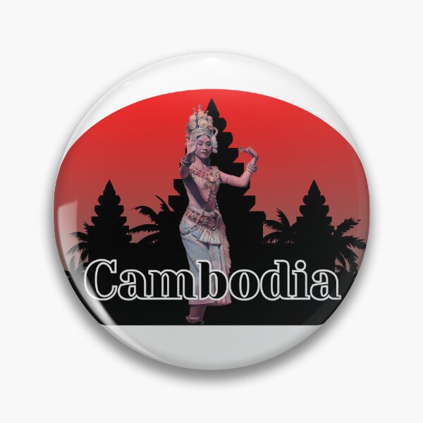 Item preview, Apsara dancing before silhouette of Angkor Wat  designed and sold by Linklandiya.