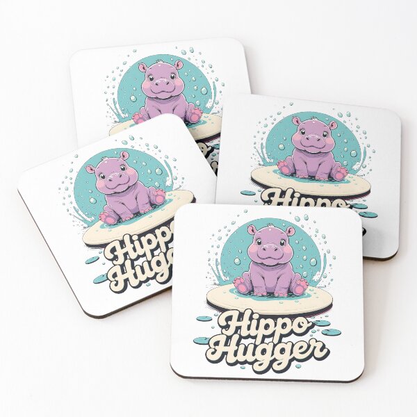 Item preview, Baby Hippo – Adorably Playful designed and sold by postprocess.