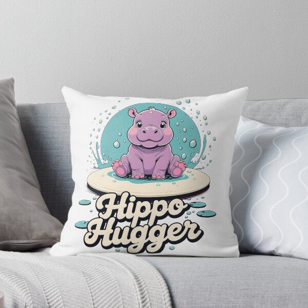 Item preview, Baby Hippo – Adorably Playful designed and sold by postprocess.
