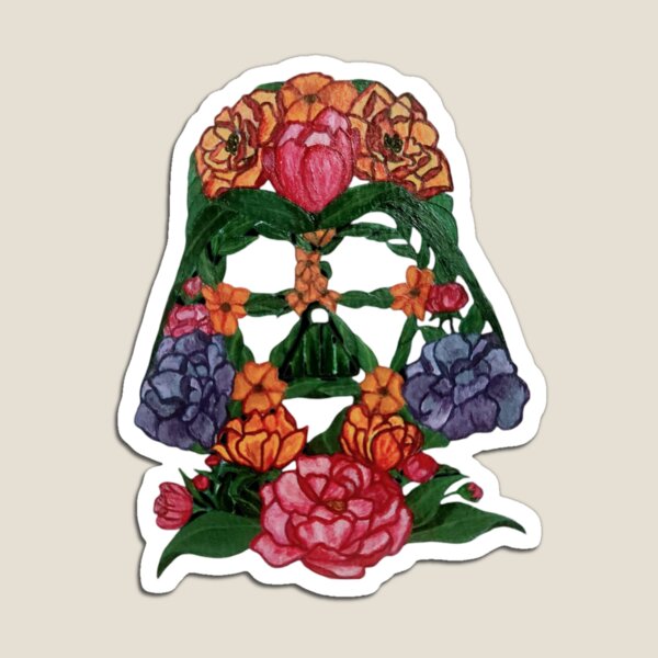 Vista previa del artículo con la obra «Vader floral», diseñado y vendido por MichBlom007.