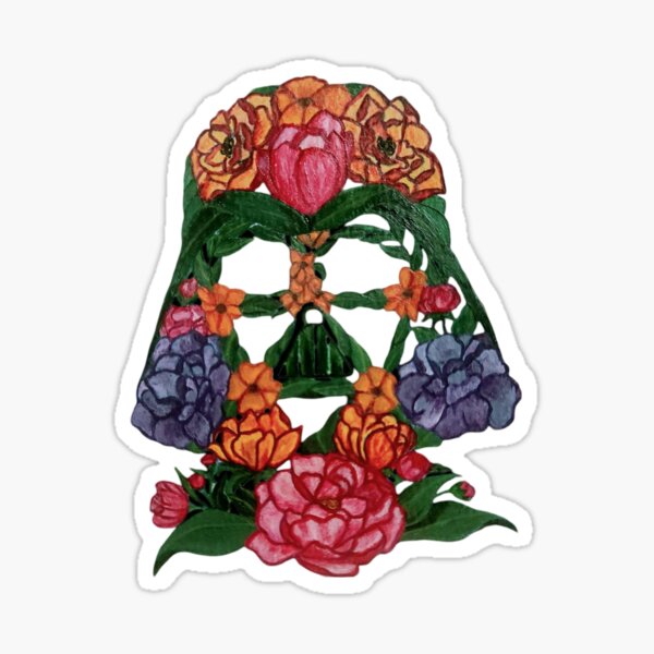 Vista previa del artículo con la obra «Vader floral», diseñado y vendido por MichBlom007.