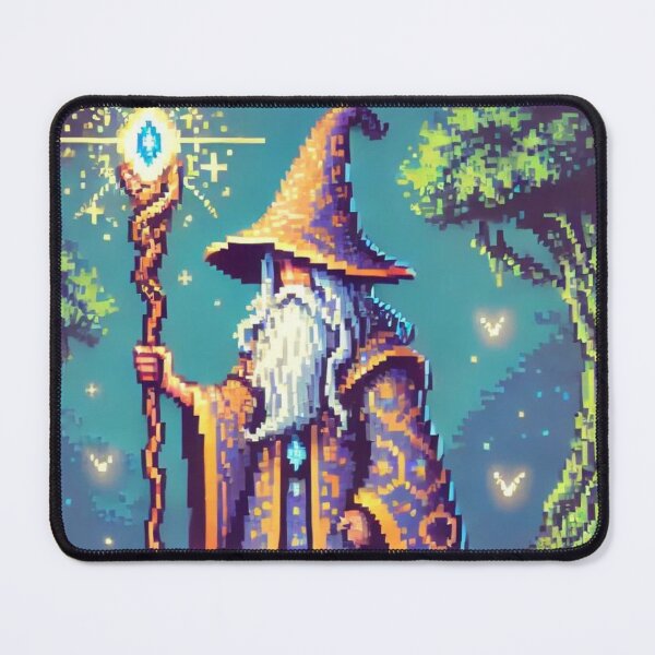 Item preview, A Wizard - 16 Bits designed and sold by DarkEchoDesigns.