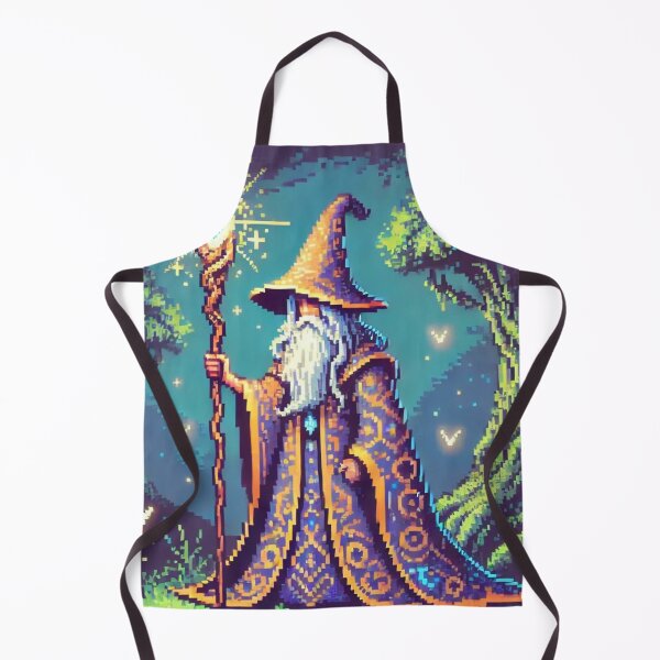 Item preview, A Wizard - 16 Bits designed and sold by DarkEchoDesigns.