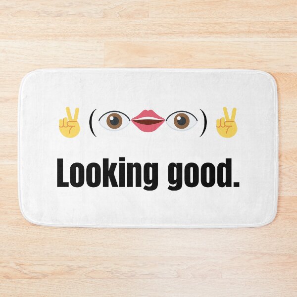 Item preview, Looking Good - Lenny Face - Black Letters designed and sold by BeWilDesigns.