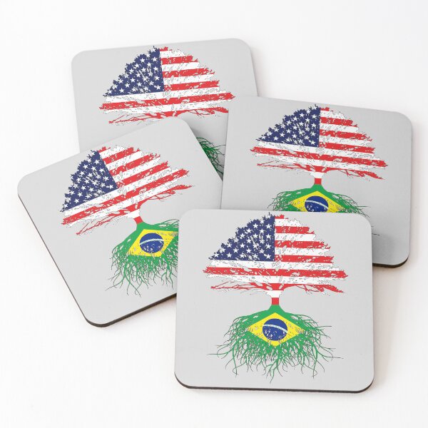 Item preview, Brazil Brasil Roots, Brazilian American Immigrant, Brazil Grown,  Brazil USA Flag, Gift Present For Men Women Kids Youth Family designed and sold by maindeals.
