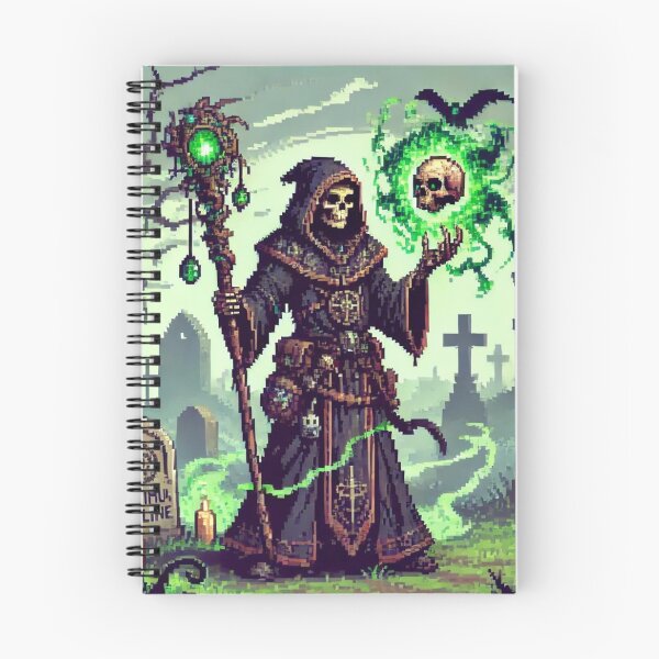 Item preview, A Necromancer - 16 bits designed and sold by DarkEchoDesigns.
